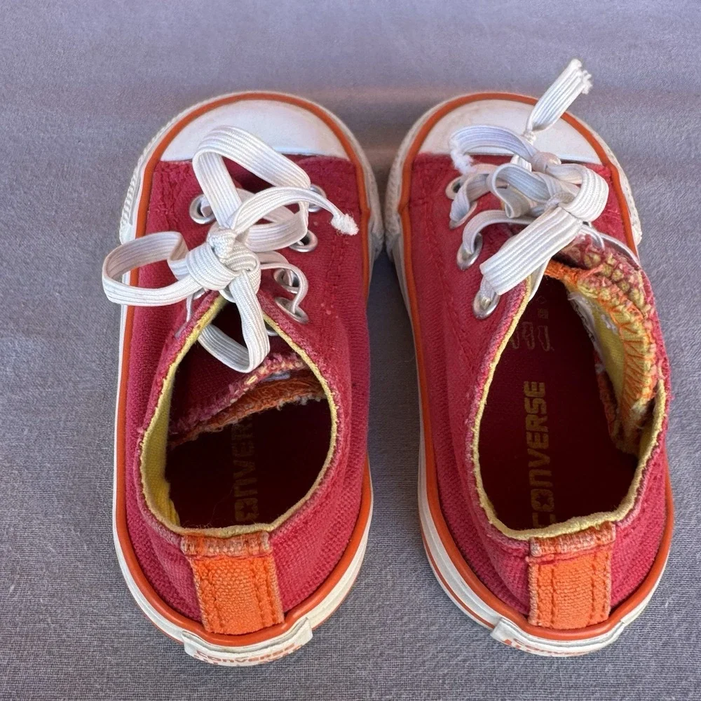 Size‎ 5c - Converse All Star Girls Sneakers Multicolor 747701F Double Tongue
